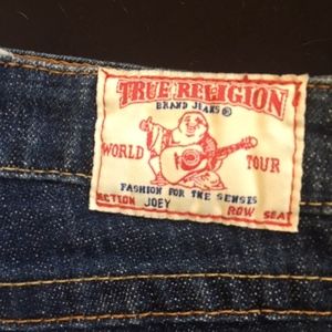 Brand pair of used true religion jeans